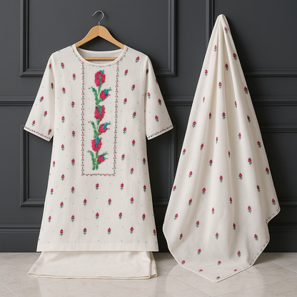 Premium Hand Embroidered Suit