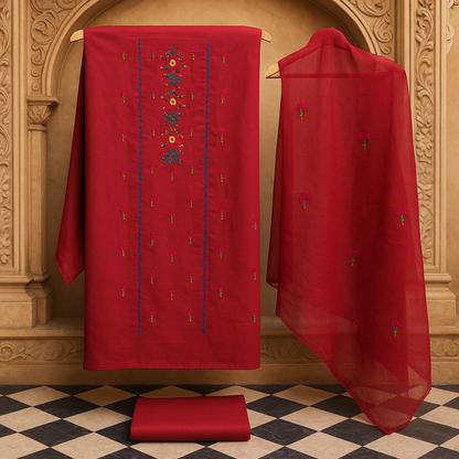 Premium Hand Embroidered Suit