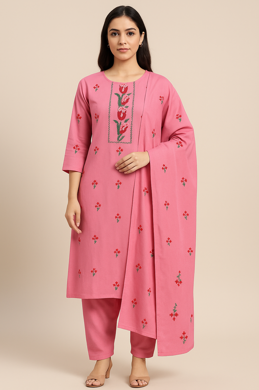 Premium Hand Embroidered Suit
