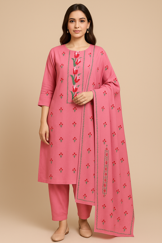 Premium Hand Embroidered Suit