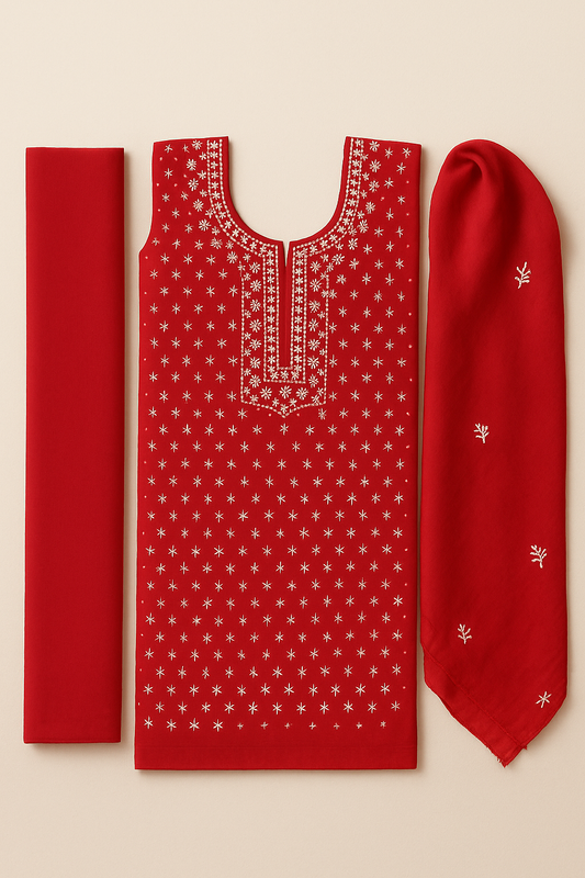 Premium Hand Embroidered Suit