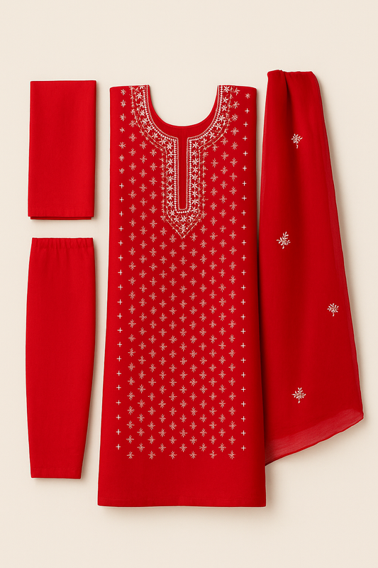 Premium Hand Embroidered Suit