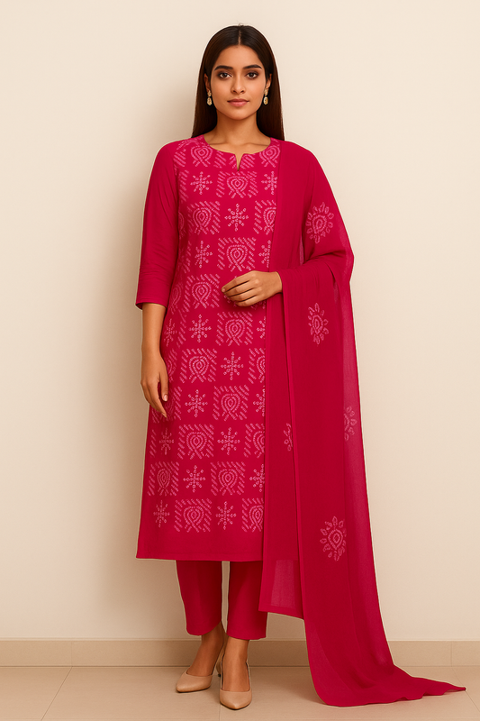 Premium Hand Embroidered Suit